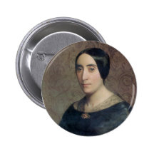 Bouguereau - Portrait de Amelina Dufaud Bouguereau Pinback Buttons