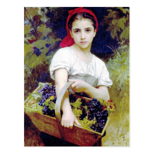 Bouguereau - Vendangeuse Postcards