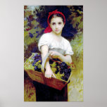 Bouguereau - Vendangeuse Print