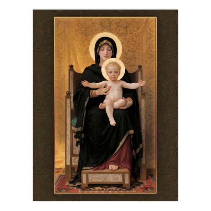 Bouguereau Virgin and Child CC0271 Postcards