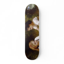 Bouguereau's 1882 The Nut Gatherers  Les noisettes Skate Board Deck