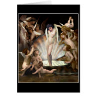 Bouguereau's Angels Surround Cupid Greeting Card