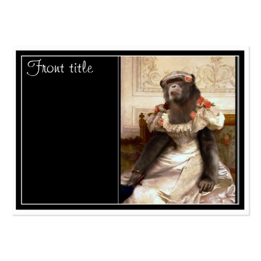 Bouguereau's Chimp Business Card Templates