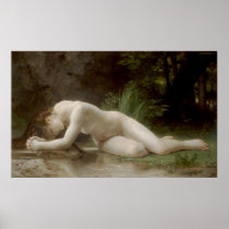 Bouguereau's Classic French Painting Biblis (1884) Posters