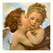 Bouguereau's First Kiss posters by MasterpieceCafe Bouguereau's First Kiss posters