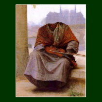 Bouguereau's The Invisible  Bohemian postcards
