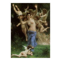 Bouguereau's The Wasp's Nest posters by MasterpieceCafe Bouguereau's The Wasp's Nest posters