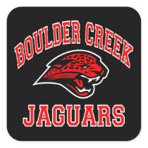 Boulder Creek Jaguars Square Sticker