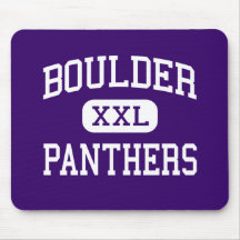 Boulder - Panthers - High - Boulder Colorado Mouse Mat