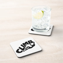 Bouldering Rock Climbing Drink Coaster