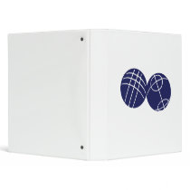 Boule petanque vinyl binder