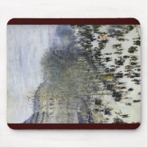 Boulevard Des Capucines By Claude Monet Mousepads