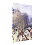 Boulevard des Capucines, Monet, Vintage Fine Art Canvas Prints