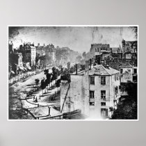 Boulevard du Temple Paris France 1838 Print