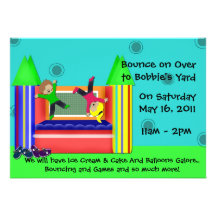 Bounce Castle Invitation