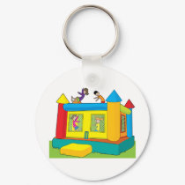 Bounce Castle Kids keychains by mariabellimages Bounce Castle Kids keychains