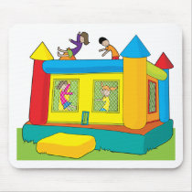 Bounce Castle Kids mousepads by mariabellimages Bounce Castle Kids mousepads