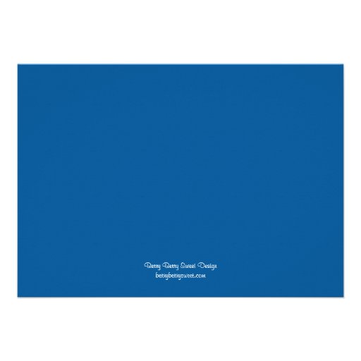 Bounce House Photo Birthday Invitation - Blue