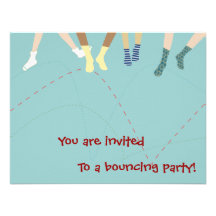 Bounce Party Invitation