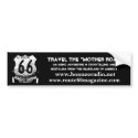 Bounce Radio Route 66 Bumper Sticker bumper stickers