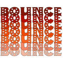 BOUNCE Reverb t-shirts by CrazyClara BOUNCE Reverb t-shirts