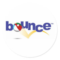 Bounce Round Sticker