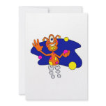 Bouncing Alien Clown Invite