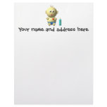 BOUNCING BABY BOY WITH 1 BOTTLE LETTERHEAD TEMPLATE