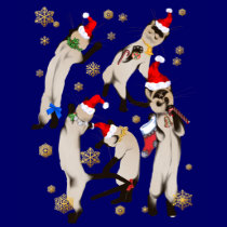 Bouncing Bunch Of Christmas Kitties Shirt by Lotacats Bouncing Bunch Of Christmas Kitties Shirt