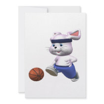 Bouncing Bunny Custom Invitations