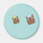Bouncing Owls Magnet