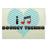 Bouncy Techno fan Greeting Card