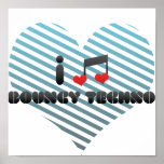 Bouncy Techno fan Poster