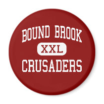 Bound Brook - Crusaders - High - Bound Brook magnets by customteamsportswear Bound Brook - Crusaders - High - Bound Brook magnets