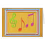 Bound to Sound Good -  Dancing Music Symbols Greeting Cards