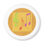 Bound to Sound Good -  Dancing Music Symbols Fridge Magnet