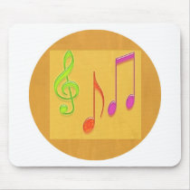 Bound to Sound Good -  Dancing Music Symbols Mouse Pads