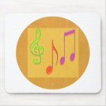 Bound to Sound Good -  Dancing Music Symbols Mouse Pads