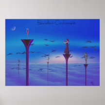 Boundless Confinement(Large horizontal 34 X 24)... Poster