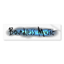 Boundless Music Banner bumper stickers by boundlessmusic Boundless Music Banner bumper stickers