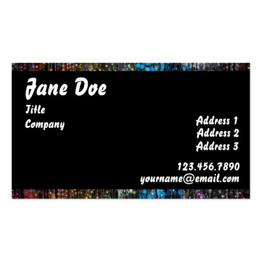 Bountiful Beads - Business Business Card Templates (back side)