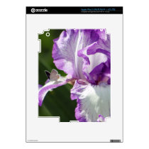 Bountiful Butterfly Iris Photography Decals For Ipad 3