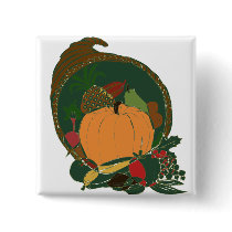 Bountiful cornucopia pin