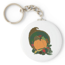 Bountiful cornucopia keychain