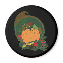 Bountiful cornucopia magnet