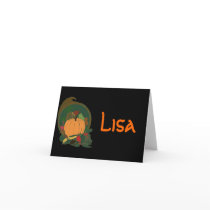 Bountiful Cornucopia Place card