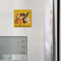 Bountiful Harvest Cornucopia Magnet