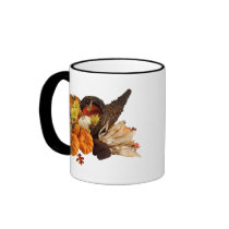 Bountiful Harvest Cornucopia Mugs