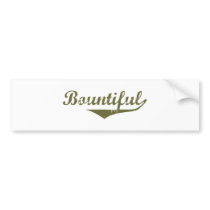 Bountiful Revolution tee shirts Bumper Sticker