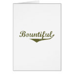 Bountiful Revolution tee shirts Greeting Card